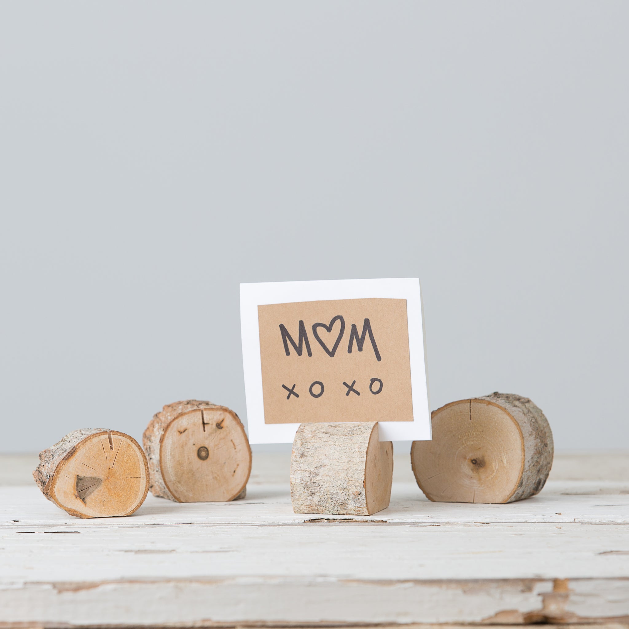 wood place card holders