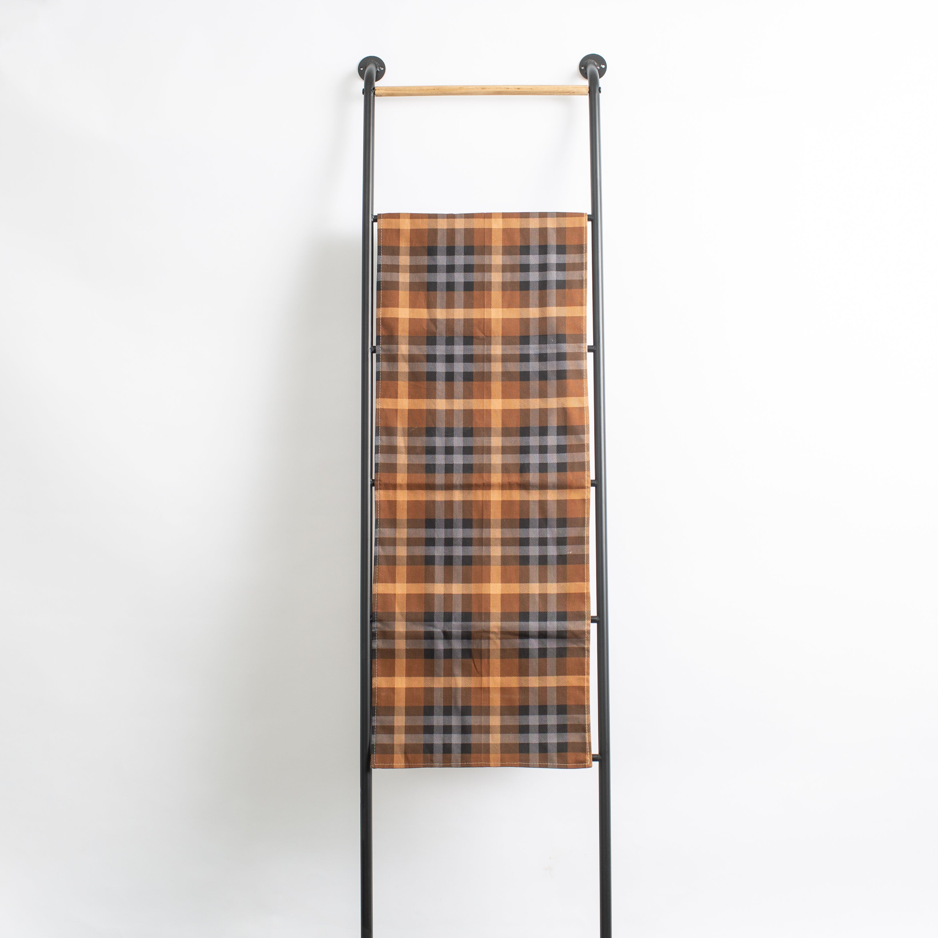 Rust Plaid Table Runner