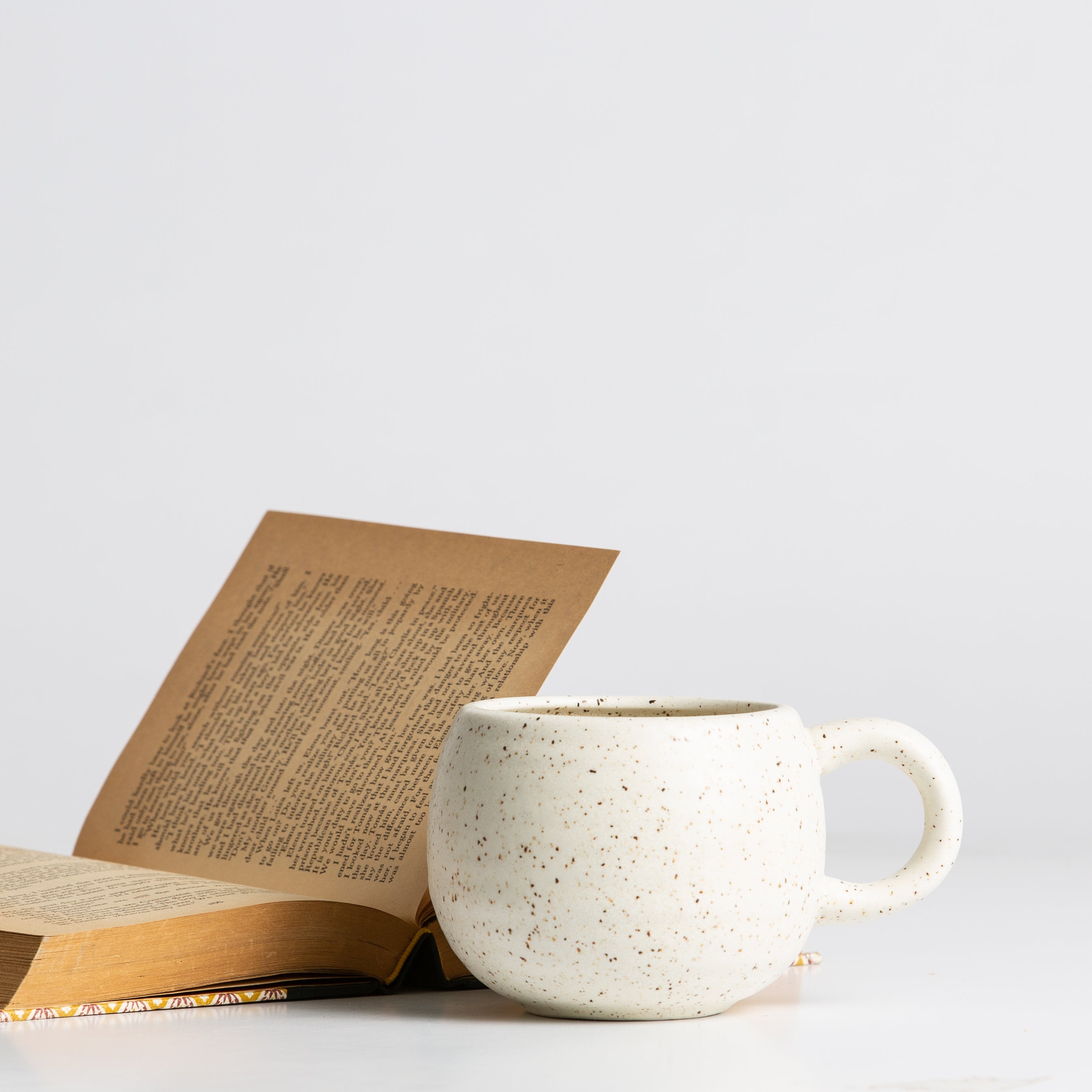 Cream Speckled Mug