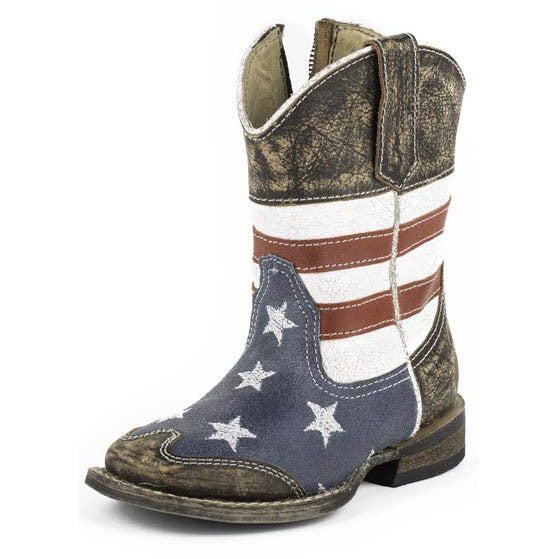 roper flag boots