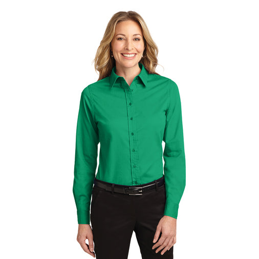 green dress shirt womens