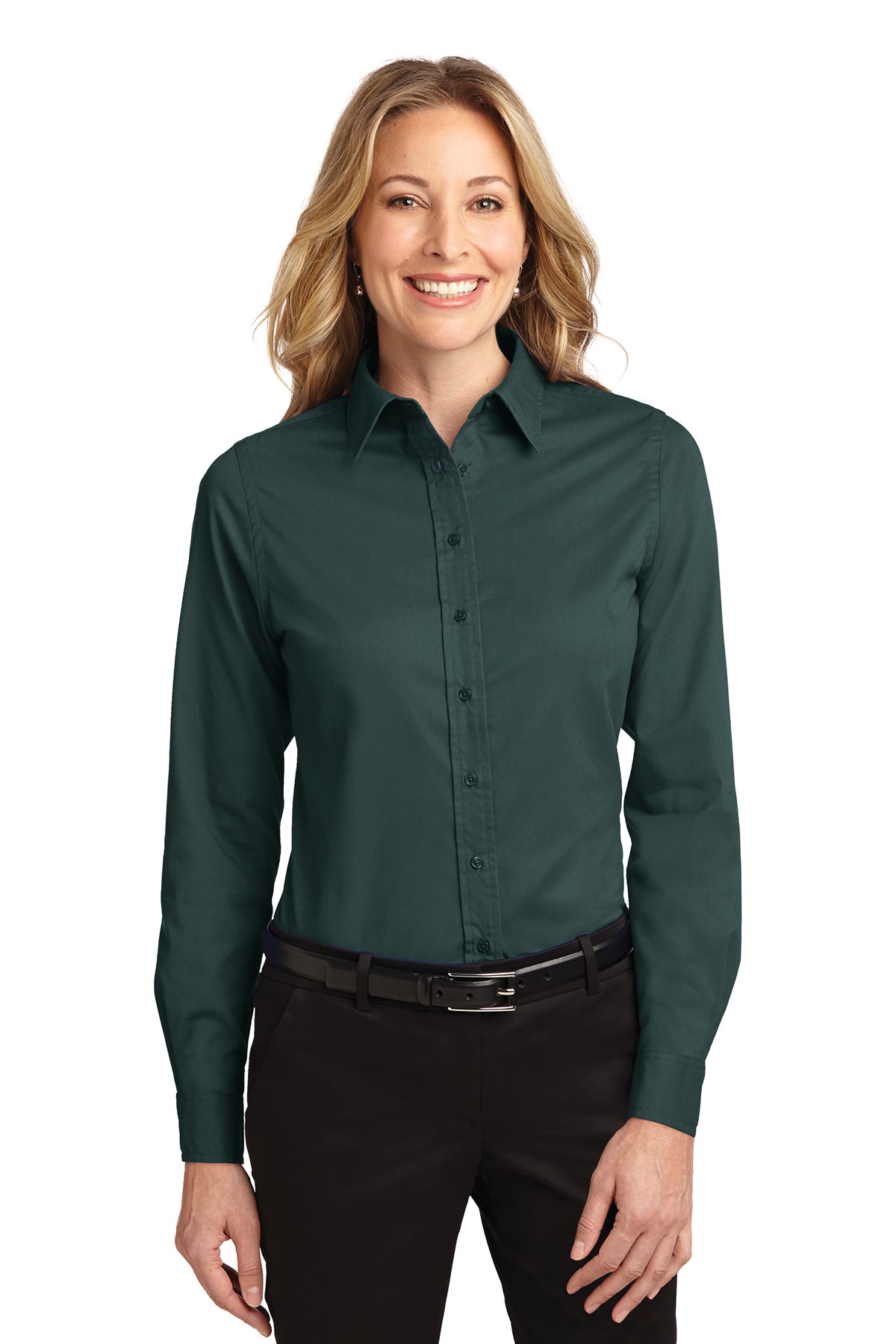 green dress shirt womens