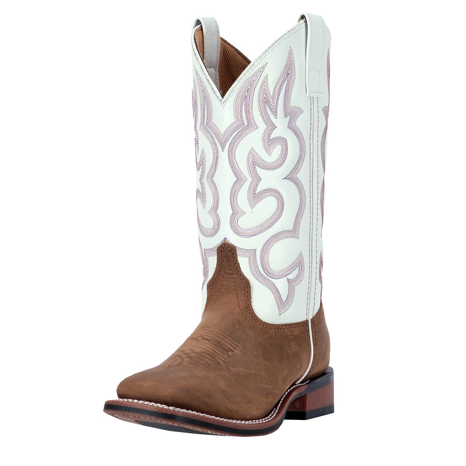 white square toe cowboy boots