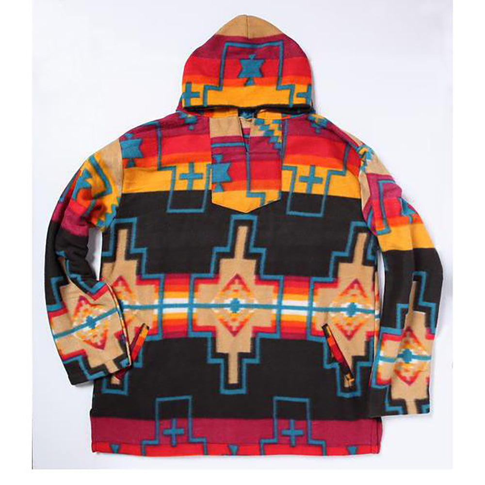 aztec fleece hoodie