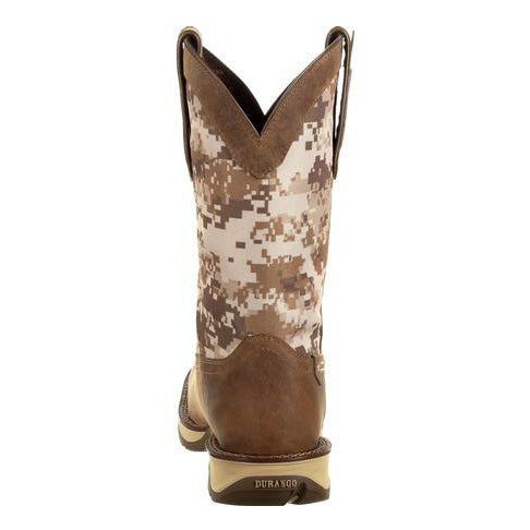 camo square toe boots