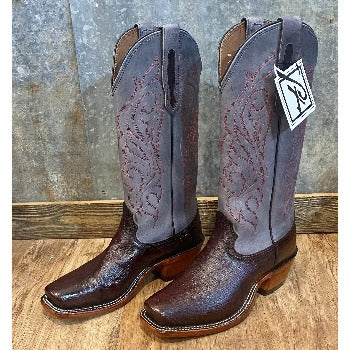 smooth quill ostrich boots