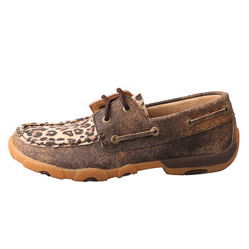 Twisted X Women's Cheetah Driving Moc 