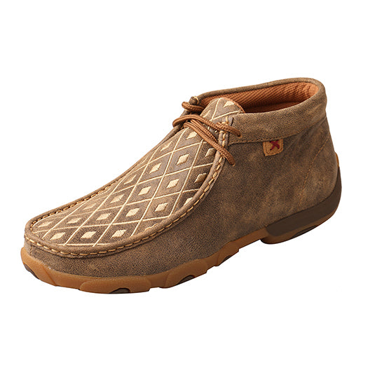 twisted x women's diamond driving moc shoes