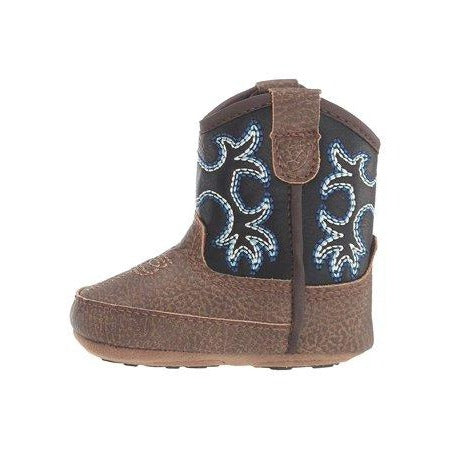 infant navy boots