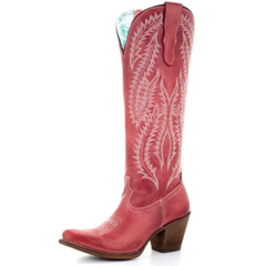 corral tall red boots