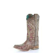 corral boots pink