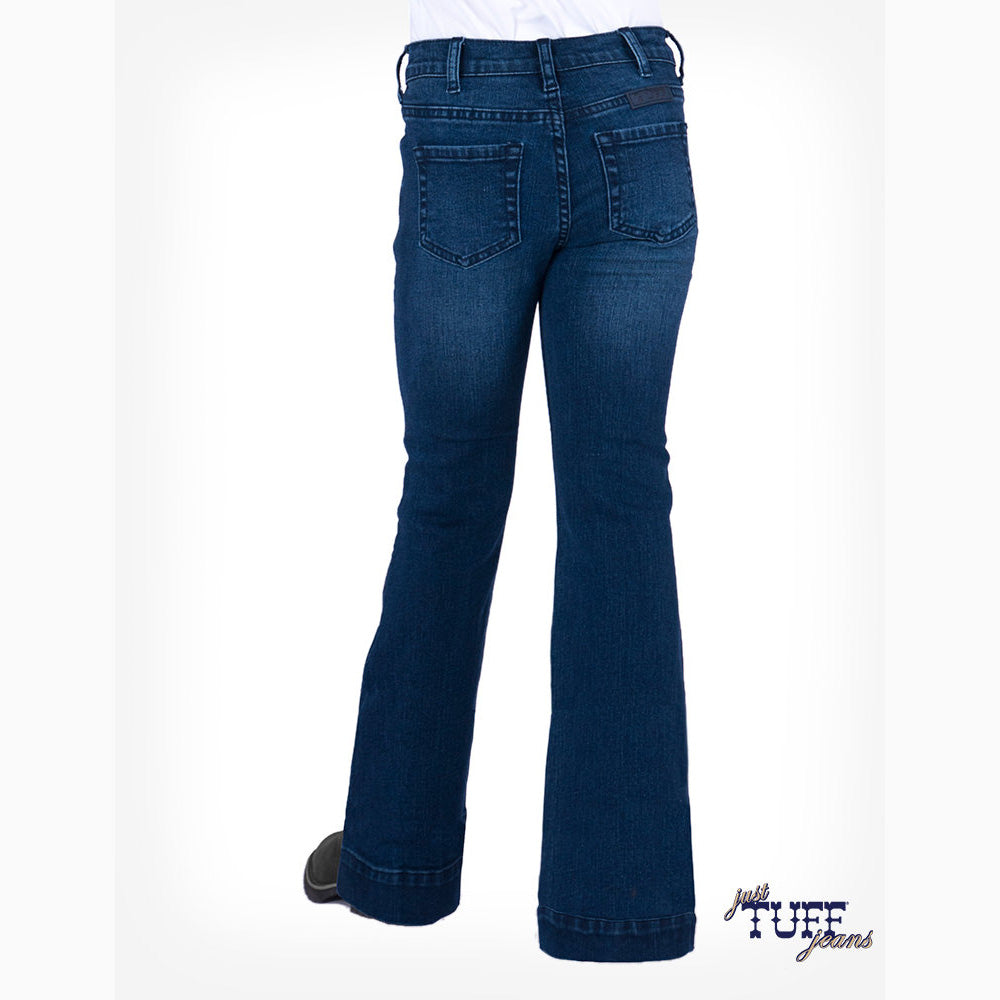 Cowgirl Tuff Girl's Dark Trouser Jean 