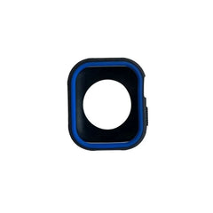 Blue Rugged Apple Watch case by Anhem, combining style with robust protection for active use.