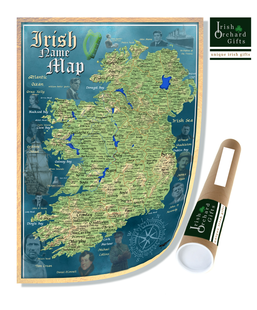 irish clan map