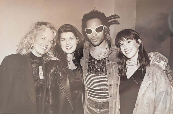 Me with Lenny Kravitz in 1996, Brynn Capella, made in the USA