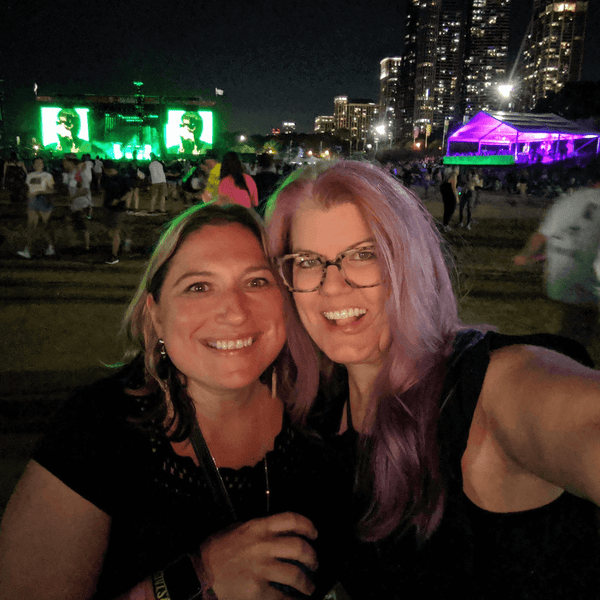 With Nikki at Lolla