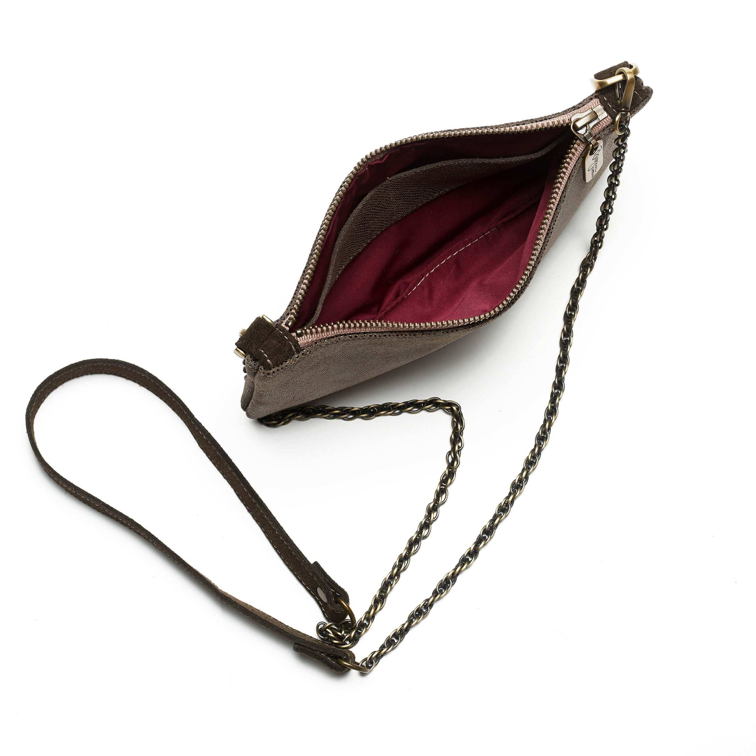 Cher Chain Crossbody - Chocolate Boa