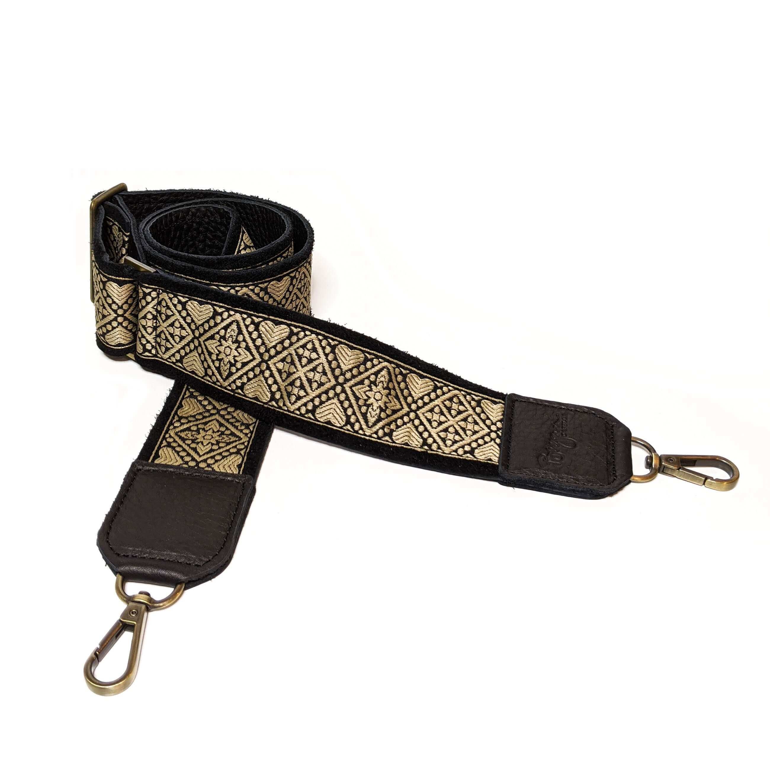 Wine Faux Leather Gwen Guitar Strap Purse | Wholesale Accessory Market