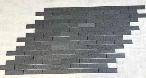 Bedrosians ABSBLK Absolute Black Honed Granite Tile