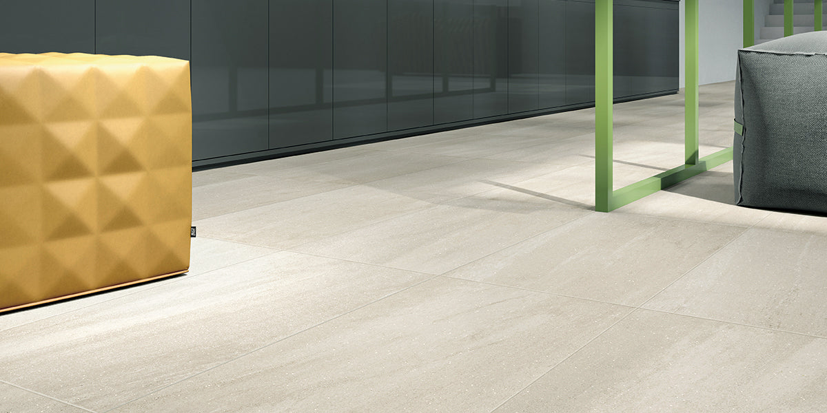 Atelier White Porcelain Tile - Honed