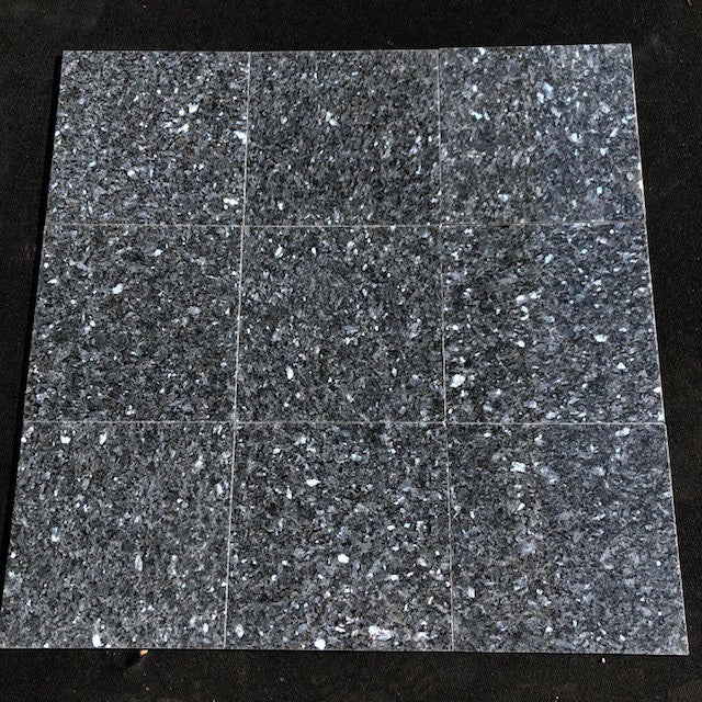 Blue Pearl Granite Tile - Polished