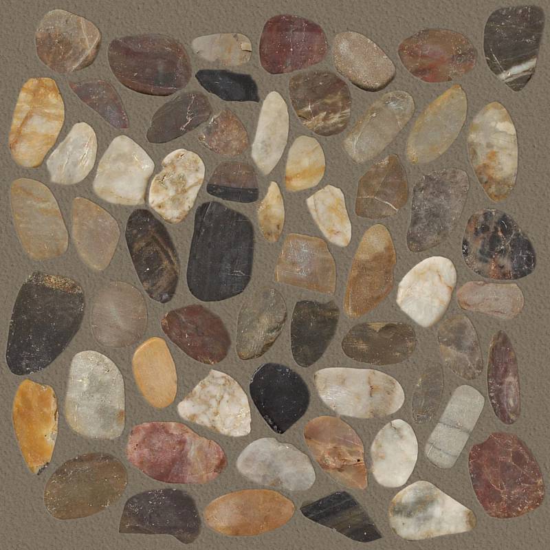 Smooth Pebble Mosaic Image & Photo (Free Trial)