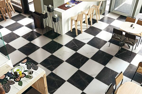 Marrakech Pure Black 8x8 Porcelain Tile