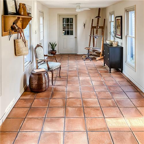 Rialto Cotto Ceramic Floor Tile - 8 in.