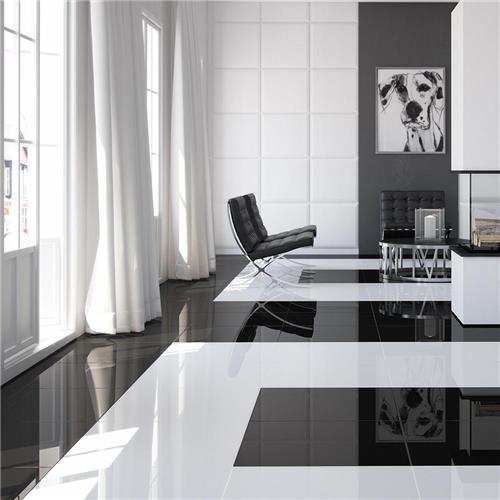 dark gray ceramic tile floor