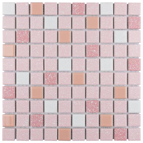 Monogram Flower Tile Square 90 - Luxury S00 Pink