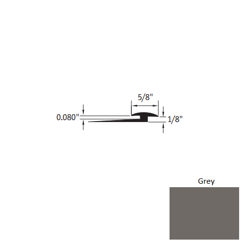 Tarkett / Johnsonite SLT-XX-B Slim Line Transition 5/8 to 1/8 300' L