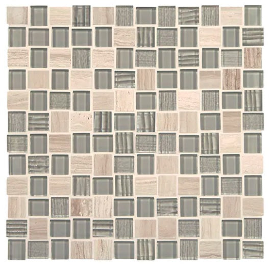 American Olean Marble Weave Mw07 Taj Mahal Stone Glass Mosaic Stone Tile Shoppe Inc