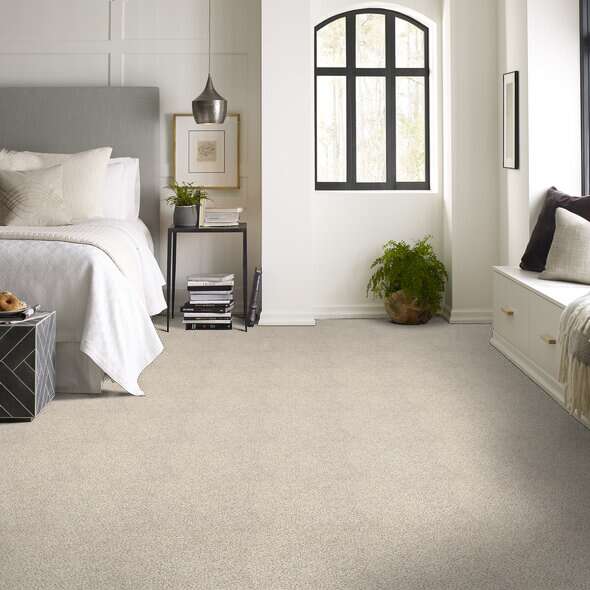 Foundations Elemental Mix II Swiss Coffee Nylon Carpet - Textured