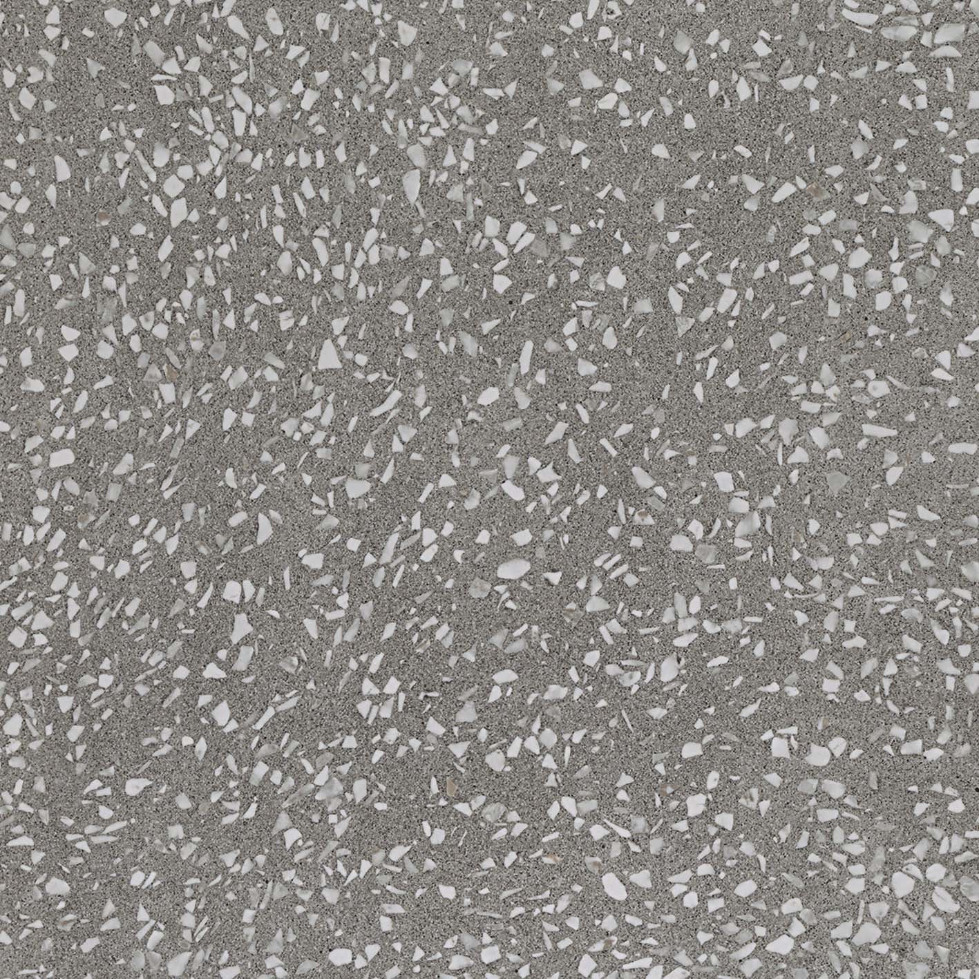 Terrazzo Ice Grey Terrazzo Effect Porcelain Tiles - 800x800mm