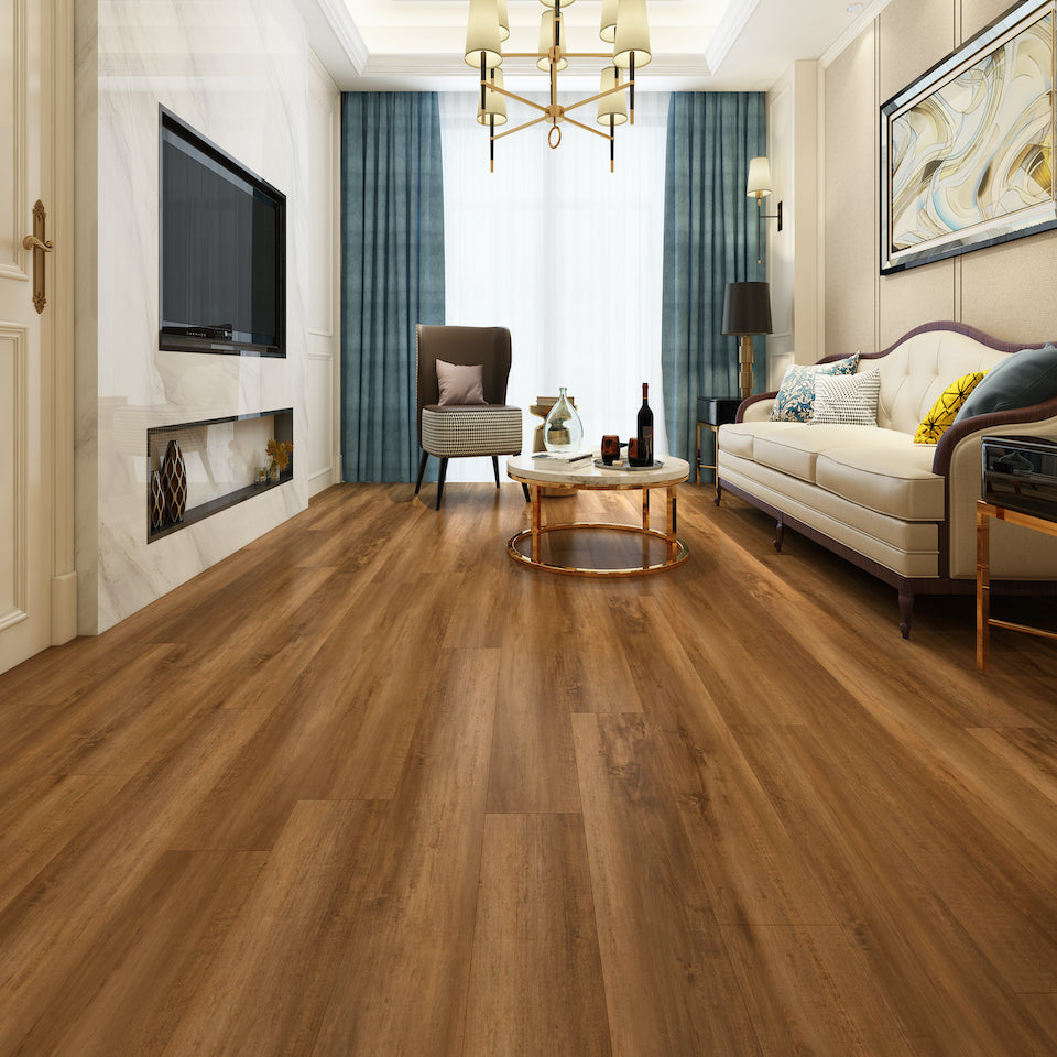 Luxury Vinyl Prime Waterproof Flooring Pearly White - Oak