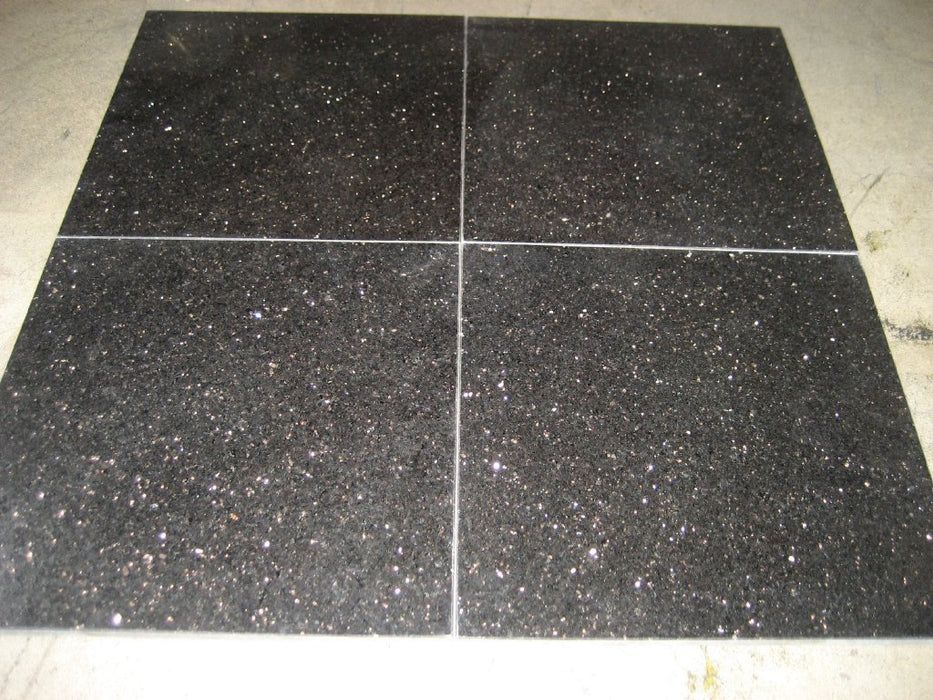 Black Galaxy Granite Tile Polished Stone Tile Shoppe