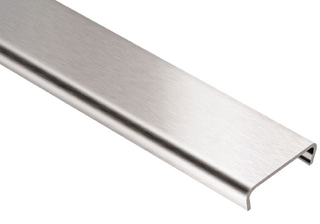 Schluter Systems Designline Brushed Stainless Steel Metal — Stone