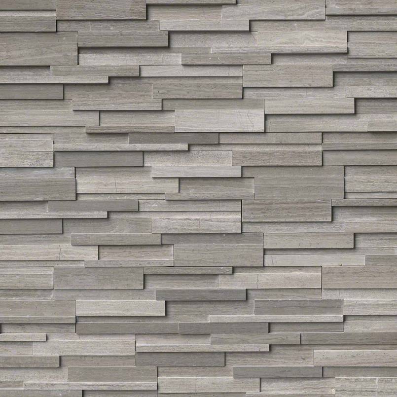 Popular 3d Polish Grey Granite Ledgestone Culture Stone for