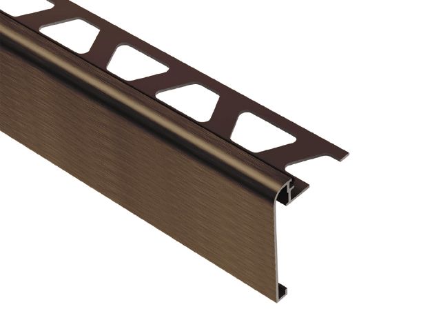 Schluter Systems Rondec Step Brushed Antique Bronze Anodized