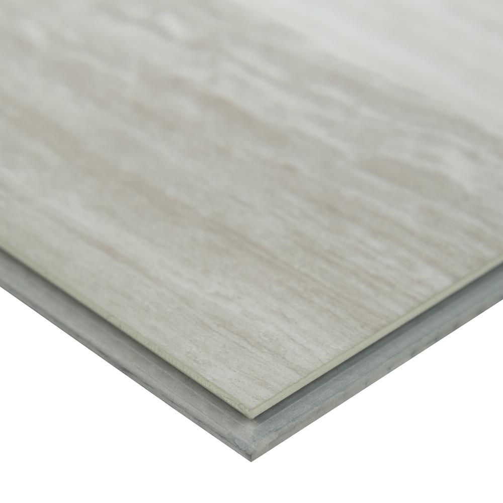 Tile Mountain White Marble Effect Floor LVT Luxury Vinyl Tiles - Marble Effect White Tile Luxury Click Vinyl Flooring 6mm - 615x615x6mm - Tiles247