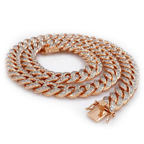 18 rose gold chain