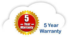 5 year warranty