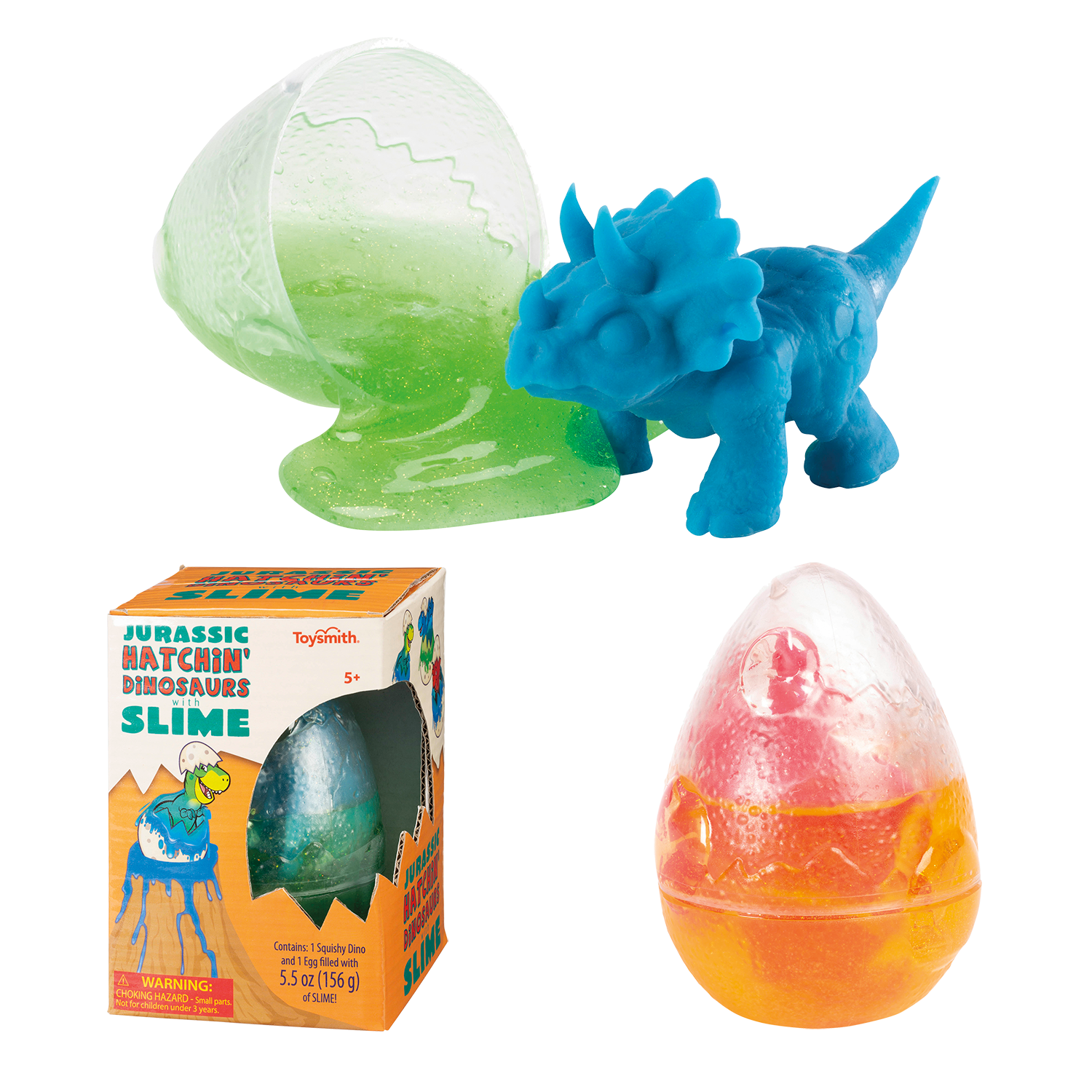 dinosaur egg slime toy