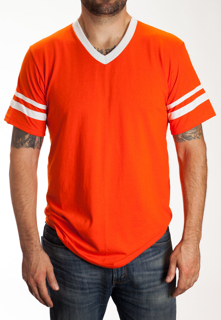 v neck jersey