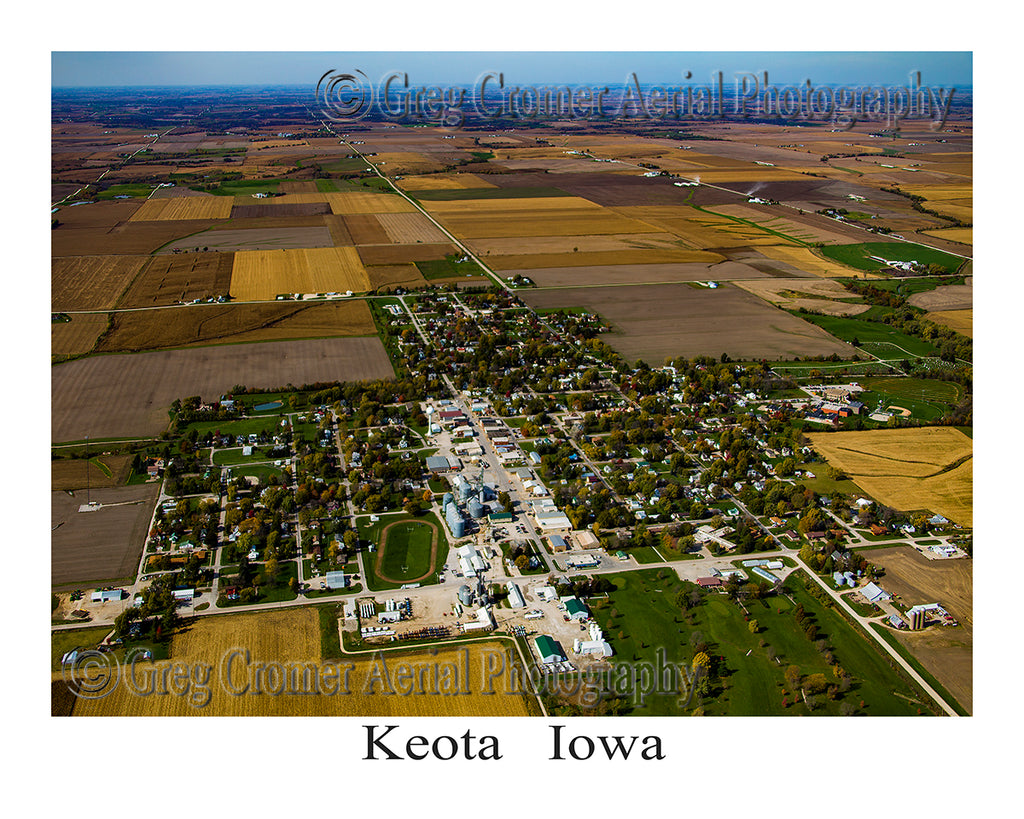 Aerial Photo of Keota, Iowa – America from the Sky