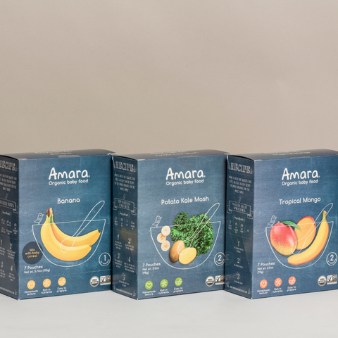 Amara Organic Organic Baby Food, baby food that is a step above the rest.