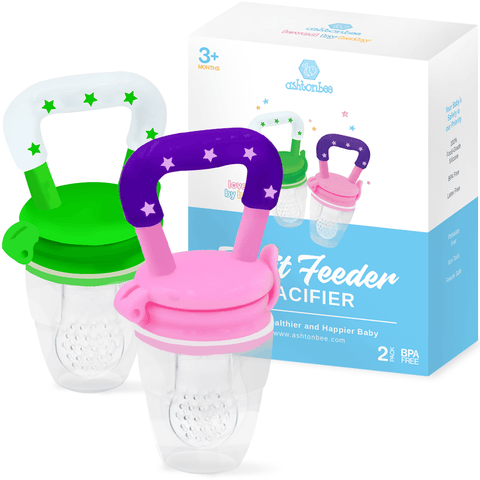 From fresh fruit to frozen breast milk, the Ashtonbee Baby Fruit Feeder Pacifier is a gift your baby will love.