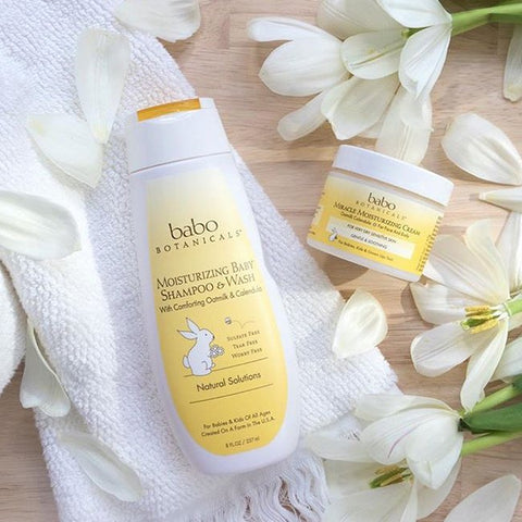 Winter is rough on sensitive skin.Restore and protect your baby’s skin with Babo Botanicals Premium Newborn and Baby Gift Set.