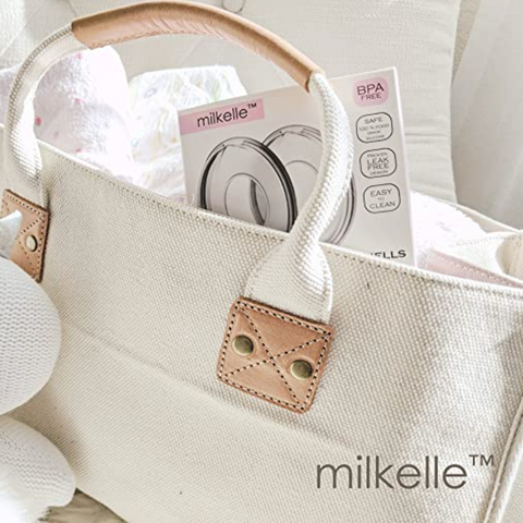 Never lose another drop of breast milk with the Milkelle Breast Milk Collection Shells