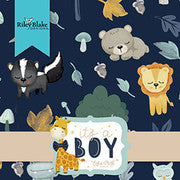 It's a Boy Main C13250 White by Riley Blake Designs - Animals Foliage –  Cute Little Fabric Shop